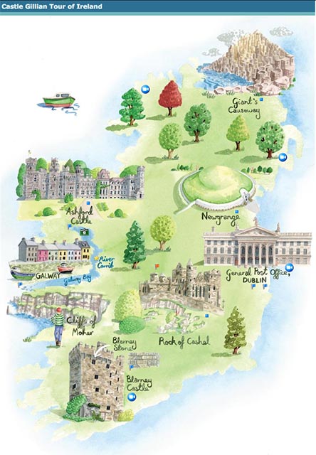 Castle Gillian Interactive Map of Ireland